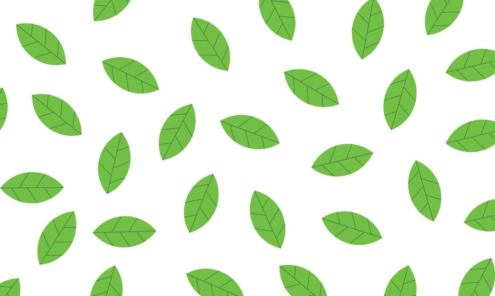 Background green leaves unique design abstract vector