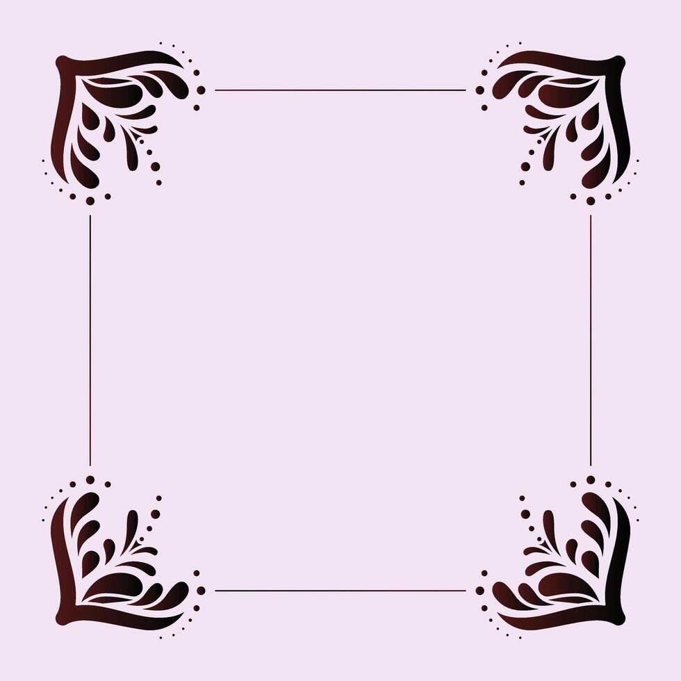 Elegant Decorative Frame Design vector