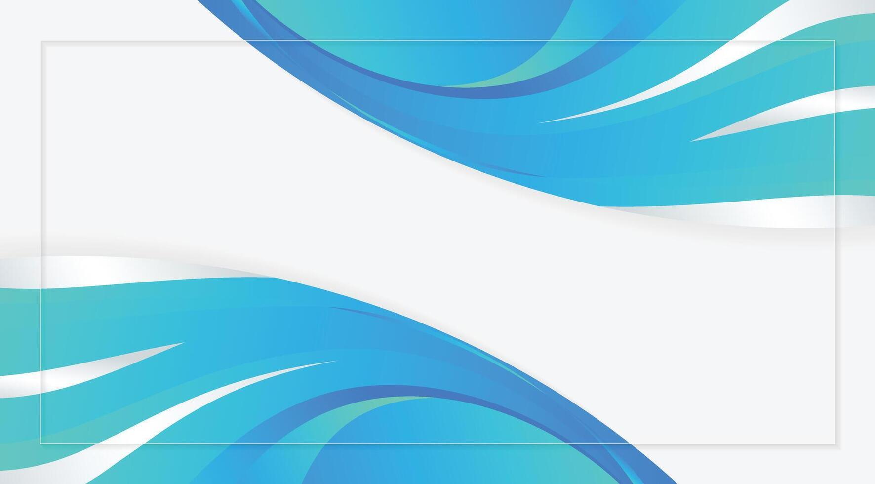 Modern and elegant abstract background with blue wave vector