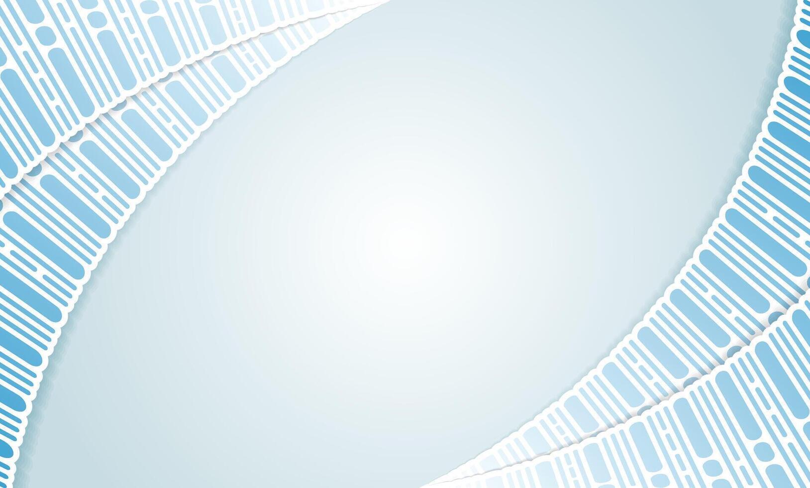 Blue gradation abstract line background vector