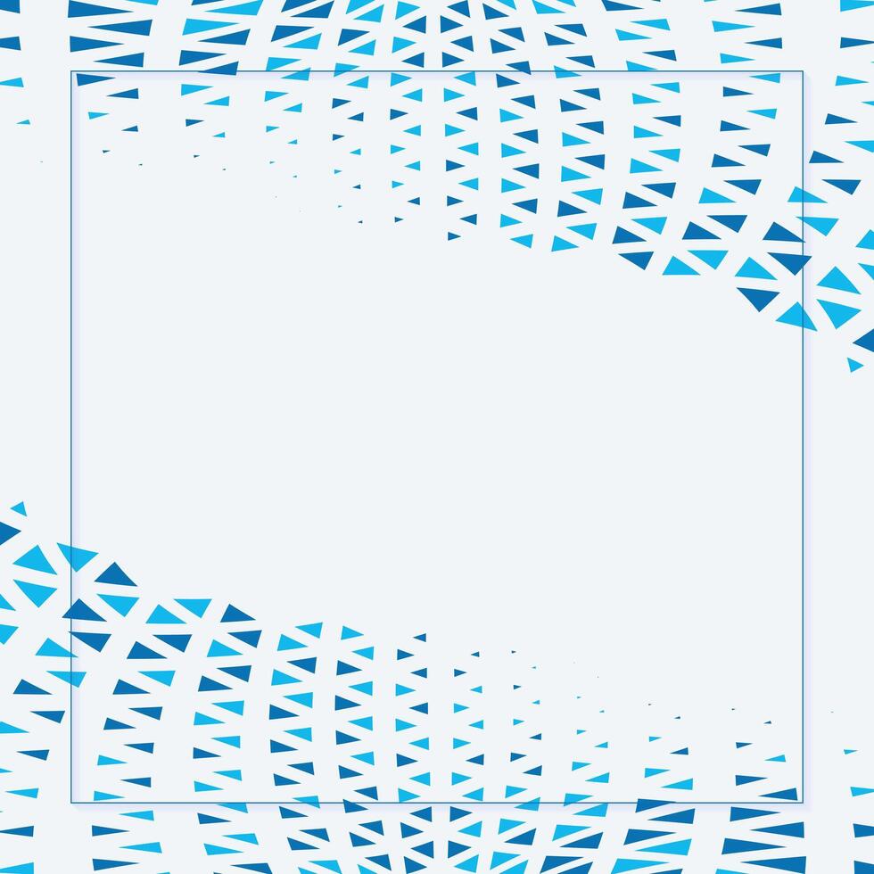 Abstract Blue Geometric Background vector