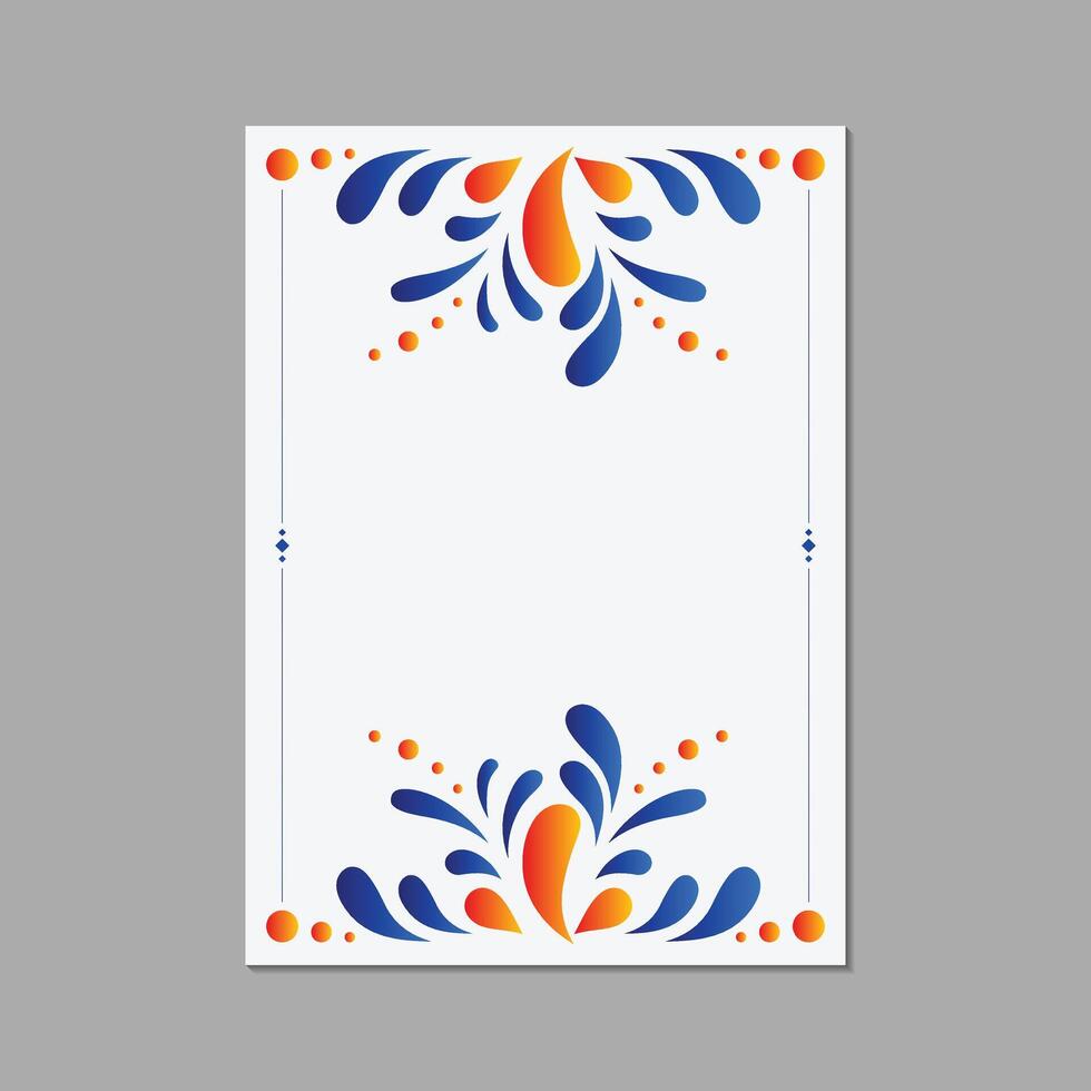 Modern cover design with a dynamic and colorful abstract composition vector