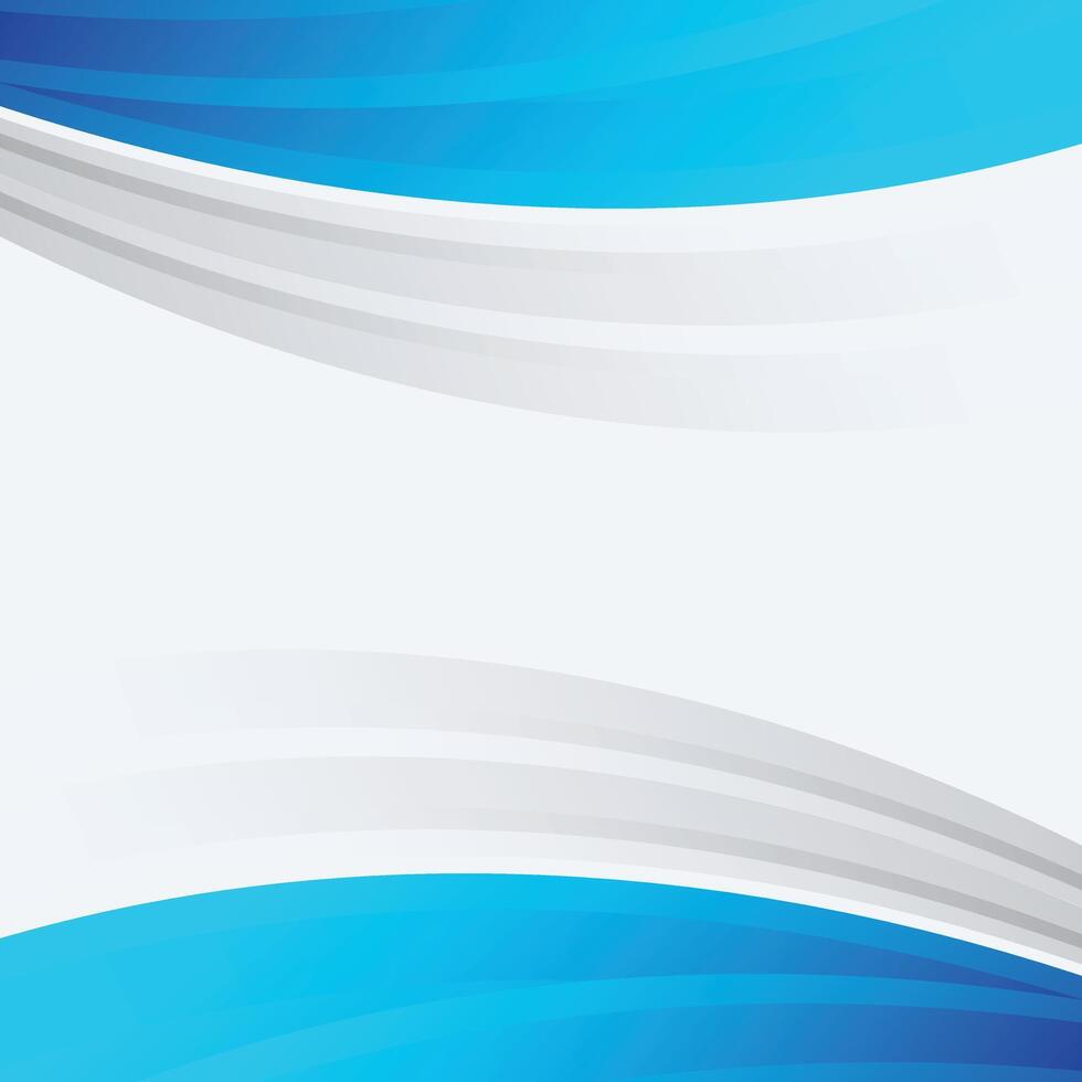 Modern and elegant abstract background with blue wave design. vector