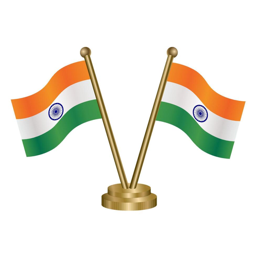 India table flag Illustration vector