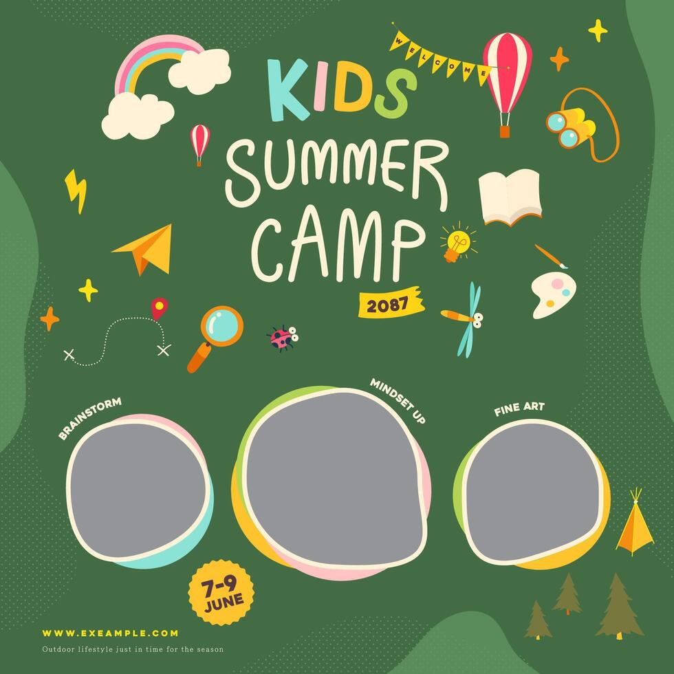 summer CAMP 06 vector