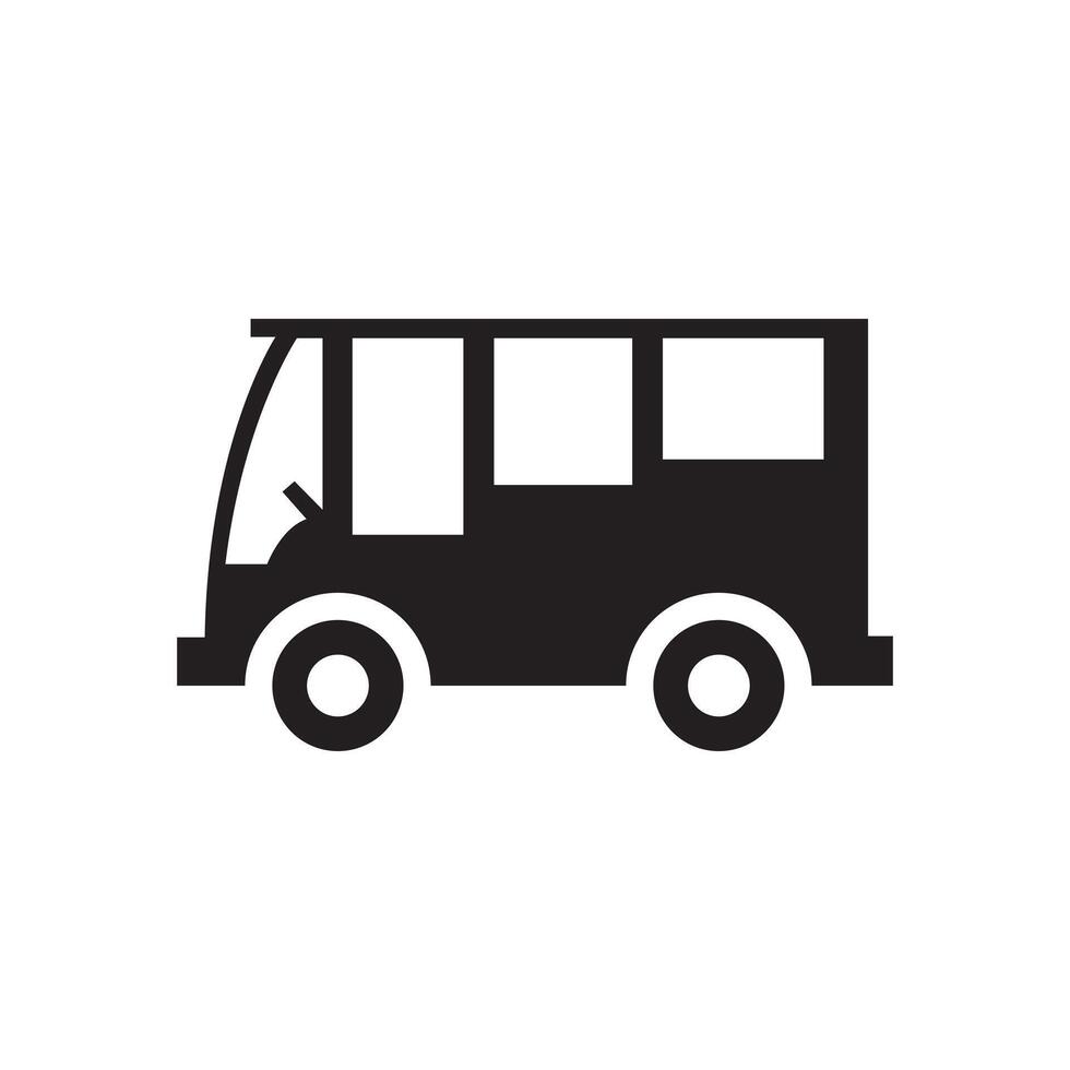 illustration of a vehicle silhouette vector
