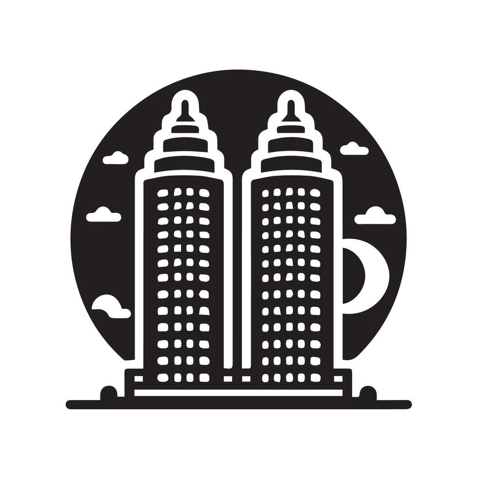 Skyline View Illustration vector