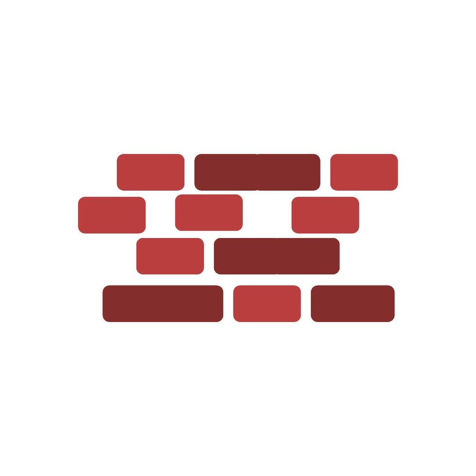 Brick wall logo vector