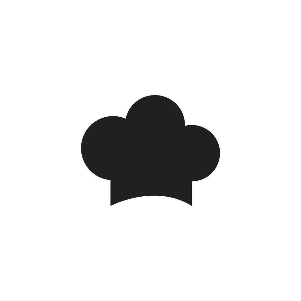hat chef logo template vector