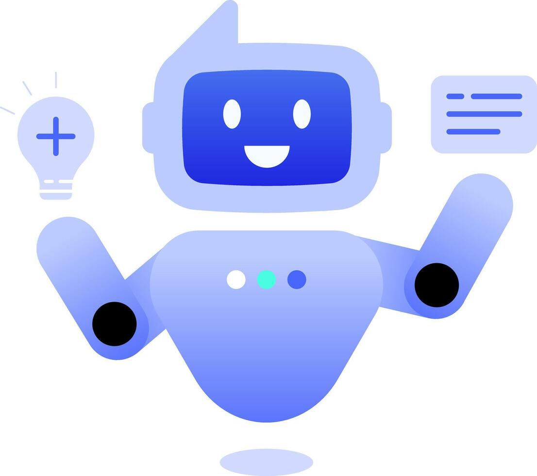 Ai artificial intelligence Robotics Smart Manufacturing and Industry Icon Illustration vector
