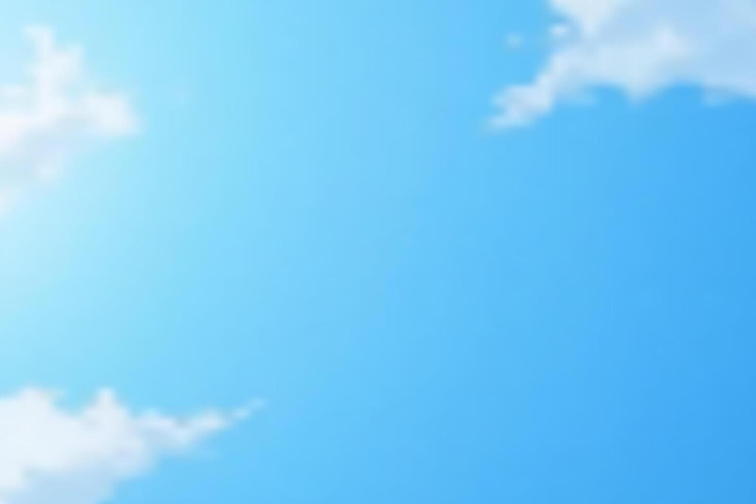 Blue Sky Background. The vast expanse of a clear blue sky is gently punctuated by soft, fluffy clouds, creating a sense of peace and freedom. A visual representation of serenity and boundlessness. vector