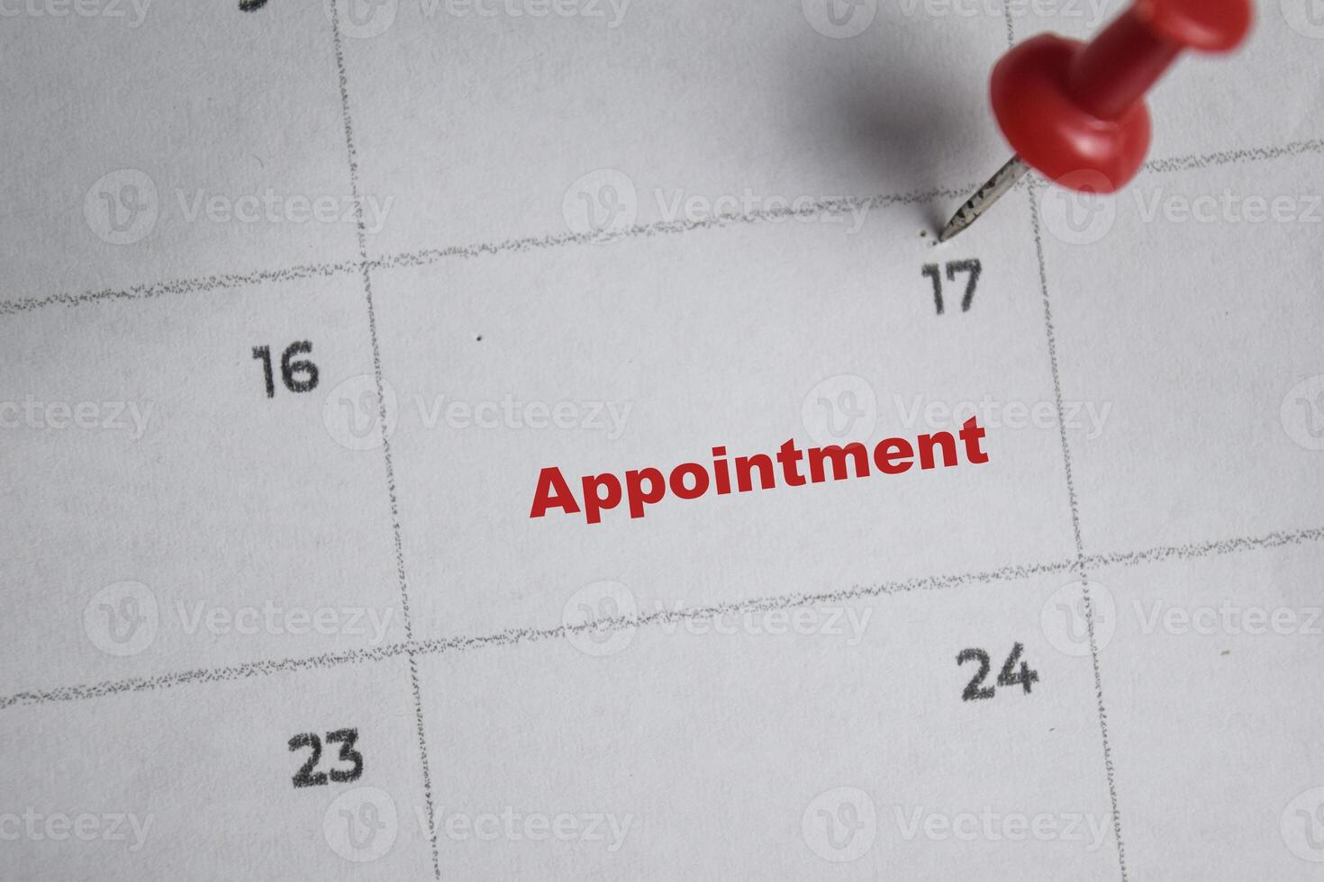 17th day of the month. writing text Appointment on calendar date. Save the date. Day of the year concept. photo