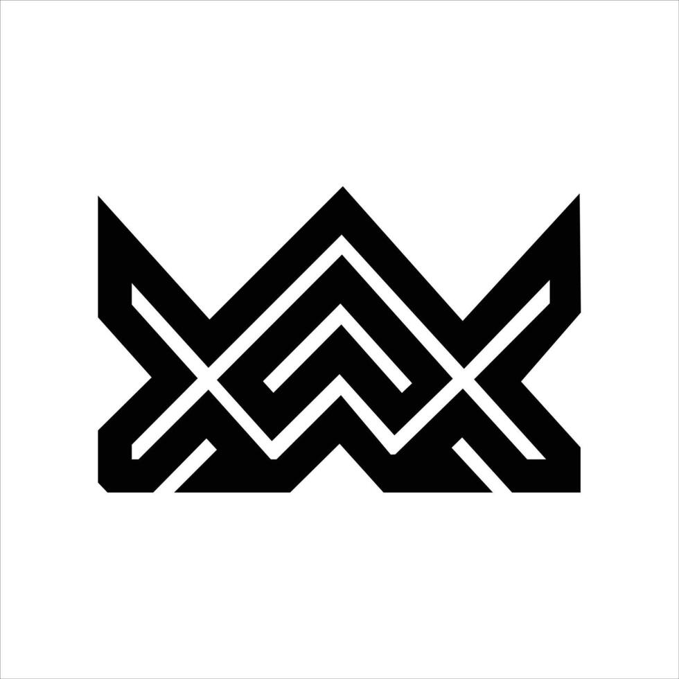 Black and White Logo for Minimalist, Modern, or Professional Branding vector
