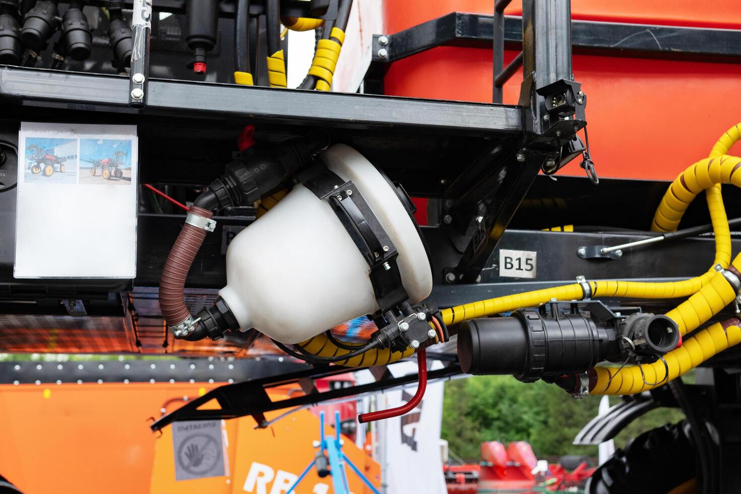 diesel engine for electrical generator in power station photo