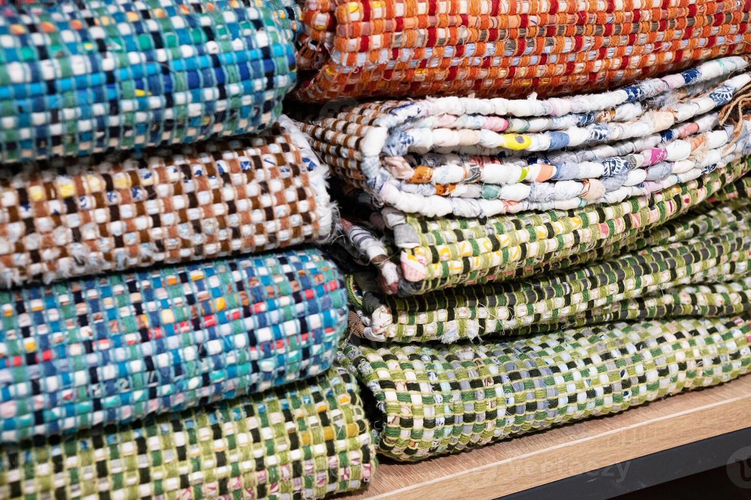 Eco-friendly development. Reuse of items. Handmade work. photo