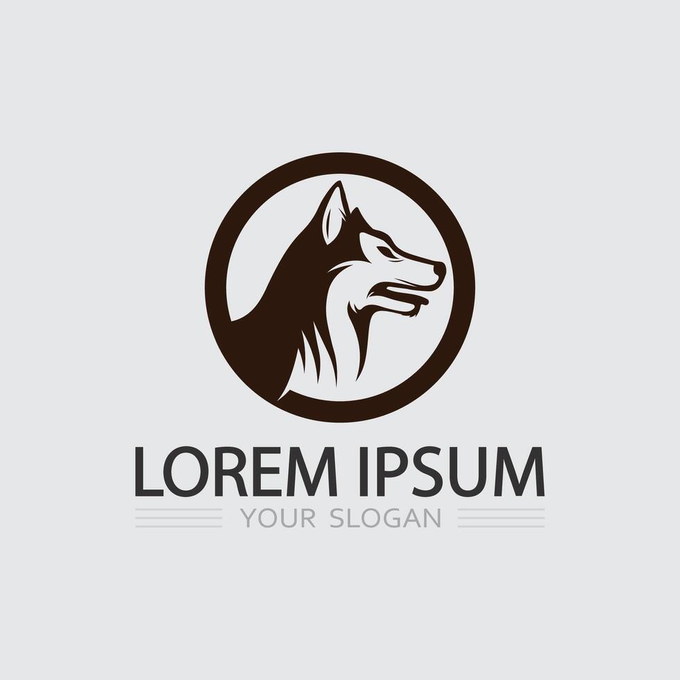 Dog Nose Close-Up Icon for Brand Identity vector