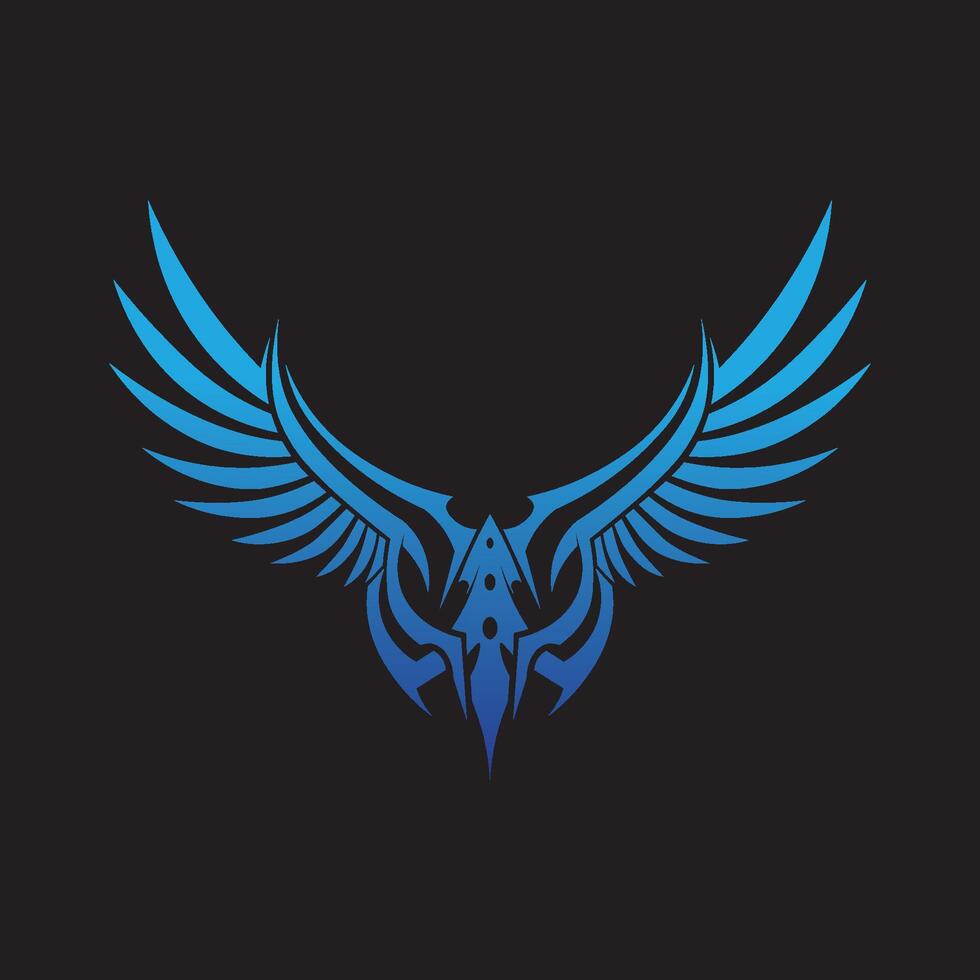 Eagle Wing Logo for Strong Identity vector