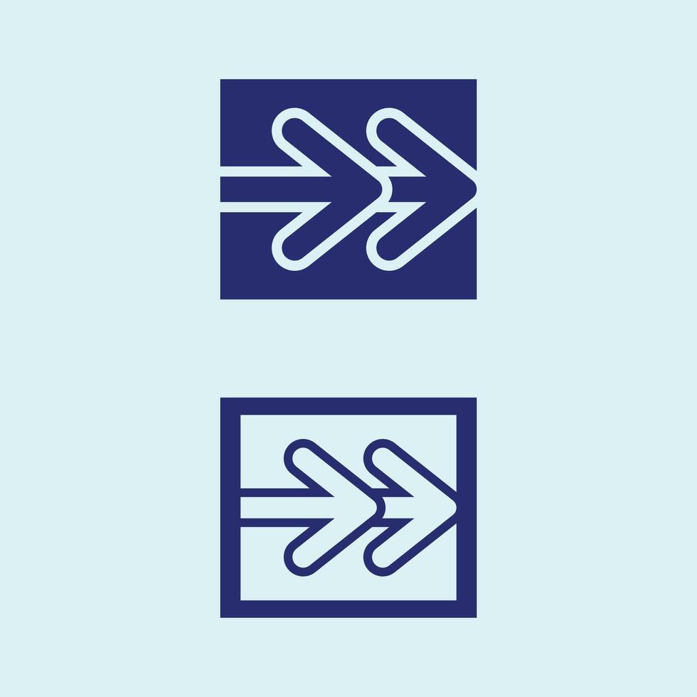 Business Arrow Graph Icon Showing Upward Trend, Financial Growth, and Sales Success Logo vector