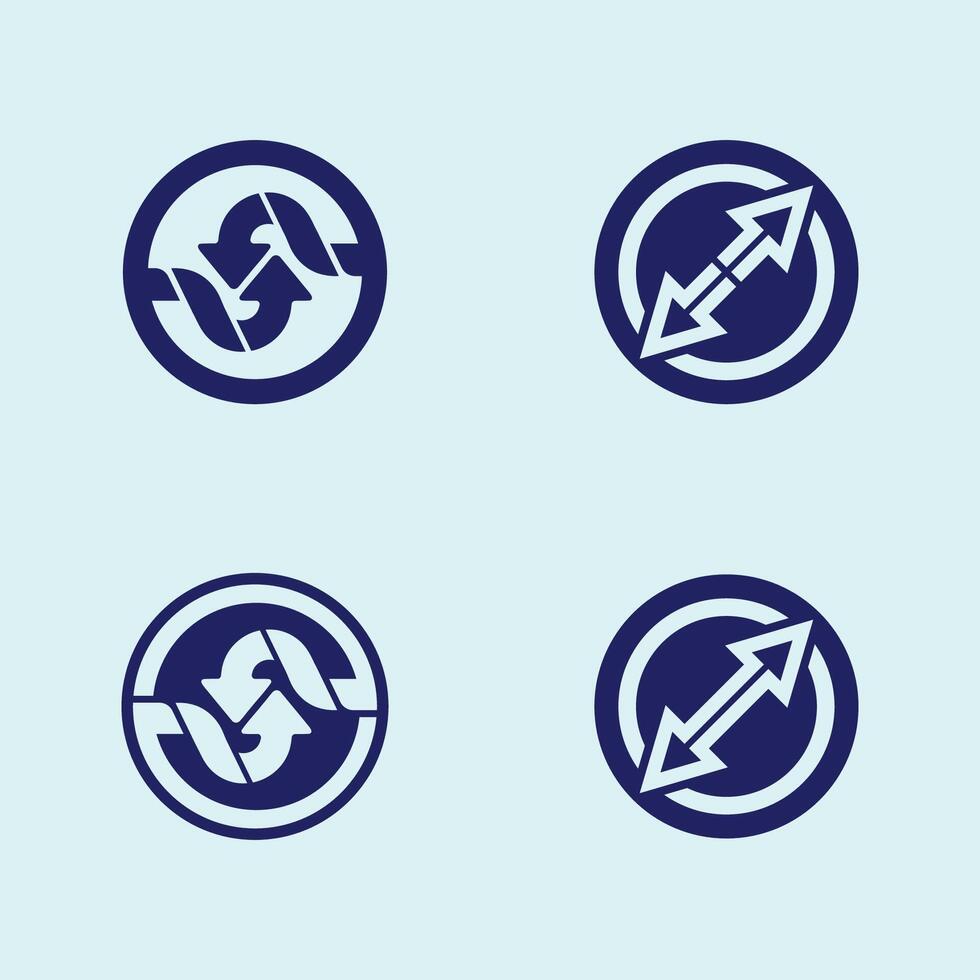 Arrow Target Logo Concept for Strategy, Achievement, Success, and Goal-Oriented Business Design vector