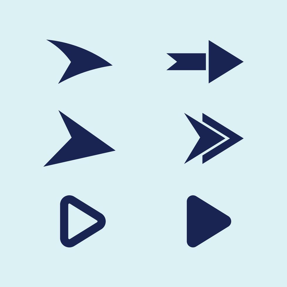 Arrow Head Symbol for Corporate Identity, Forward Thinking, and Positive Change Logo Design vector