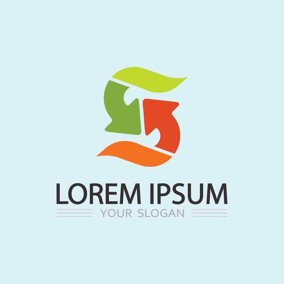 Creative Loop Arrow Logo Symbolizing Recycle, Sustainability, and Repetition in Circular Economy vector