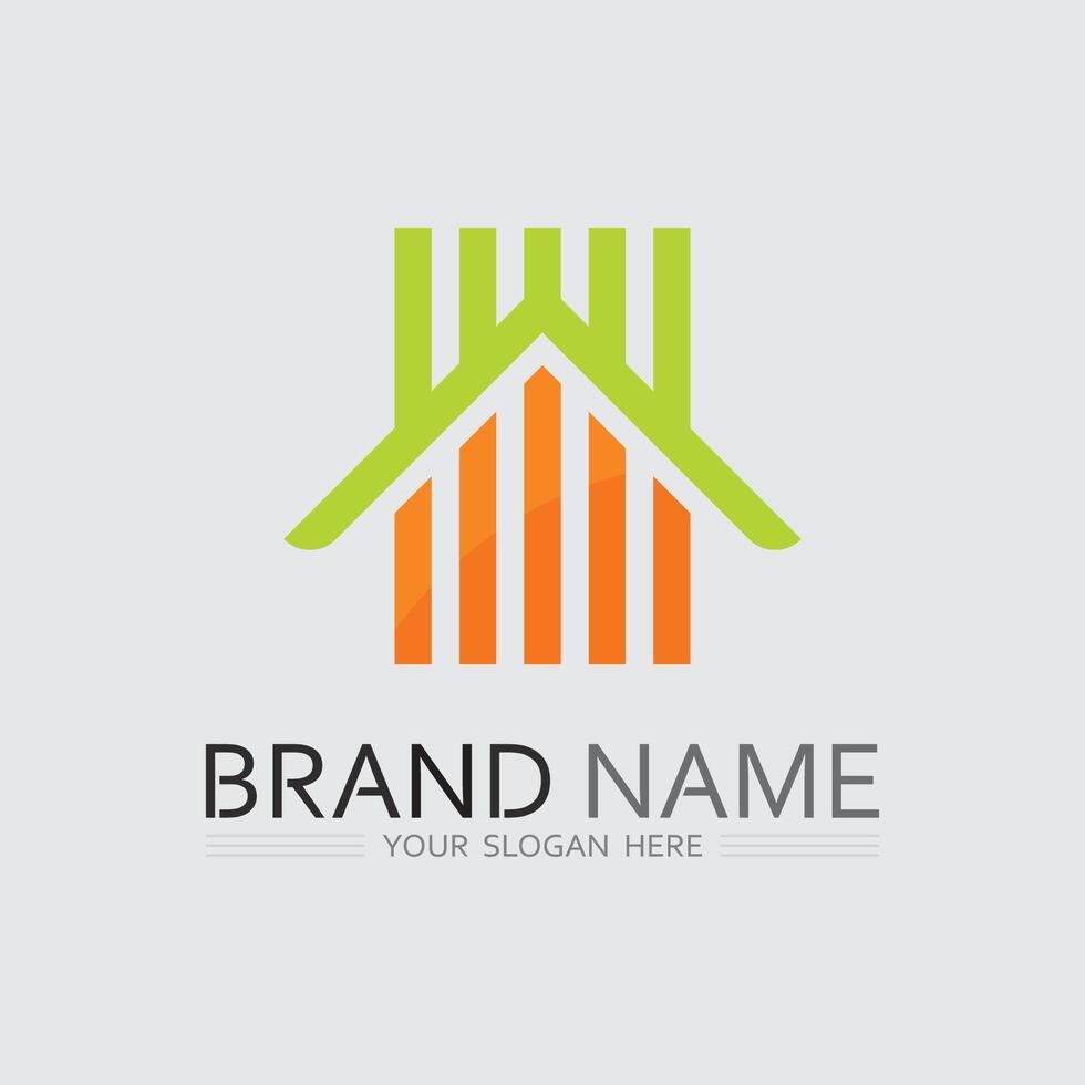 Elegant Home Symbol for Real Estate Branding vector