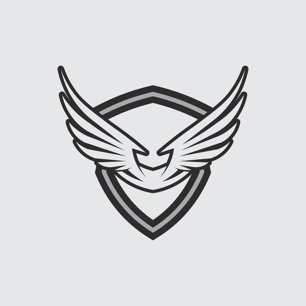 Creative Phoenix Wing Logo with Fire and Gradient Colors for Energy or Power Brand vector