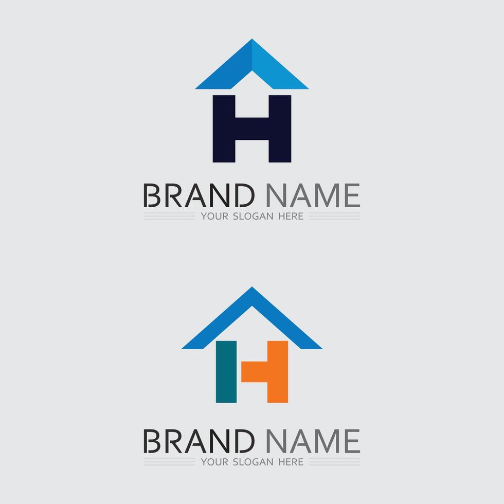 Luxury Villa Logo with Gold Accents vector