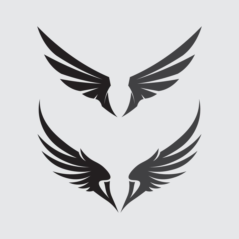 Airplane Wings Logo Icon for Travel Agency, Pilot School, or Aviation Company Branding vector