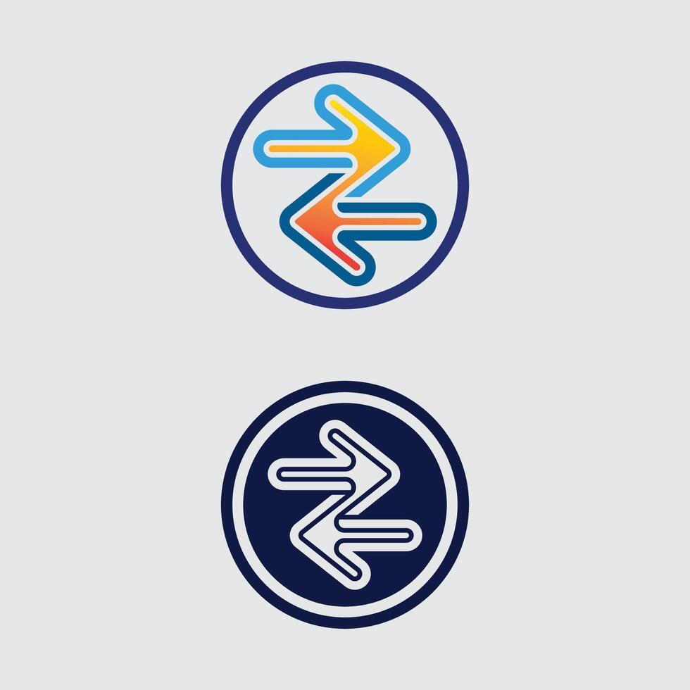 Professional Arrow Icon for Corporate Use vector