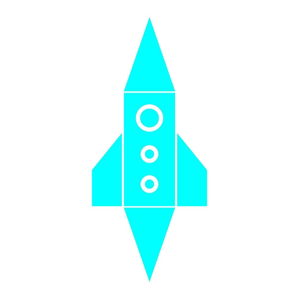 box rocket design vector