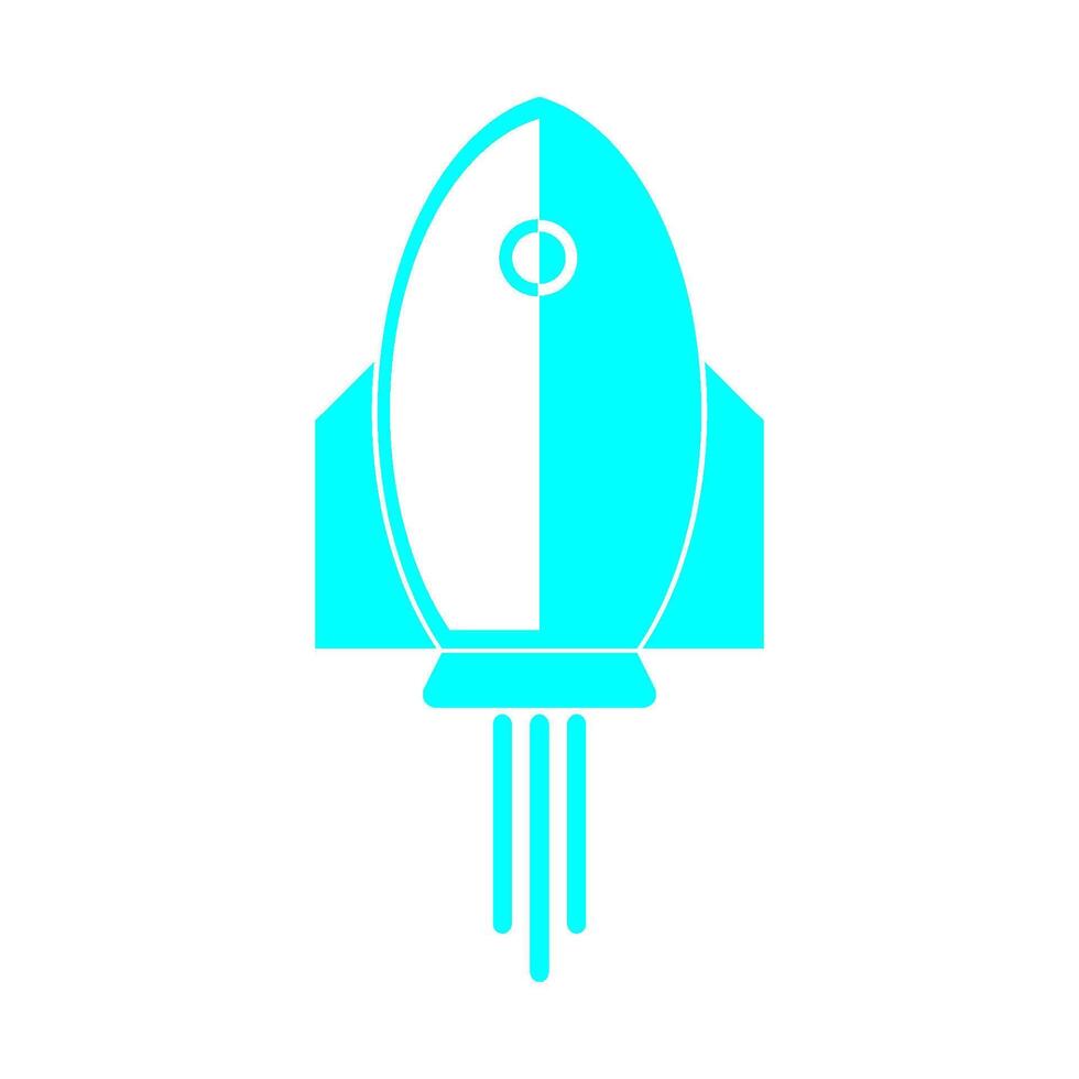 three rocket burst design vector