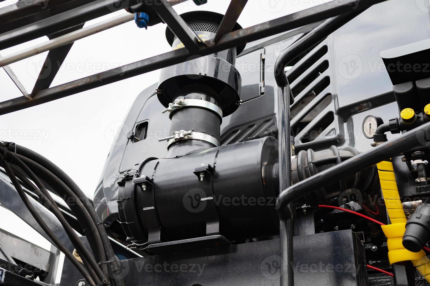 electrical generator in power station photo