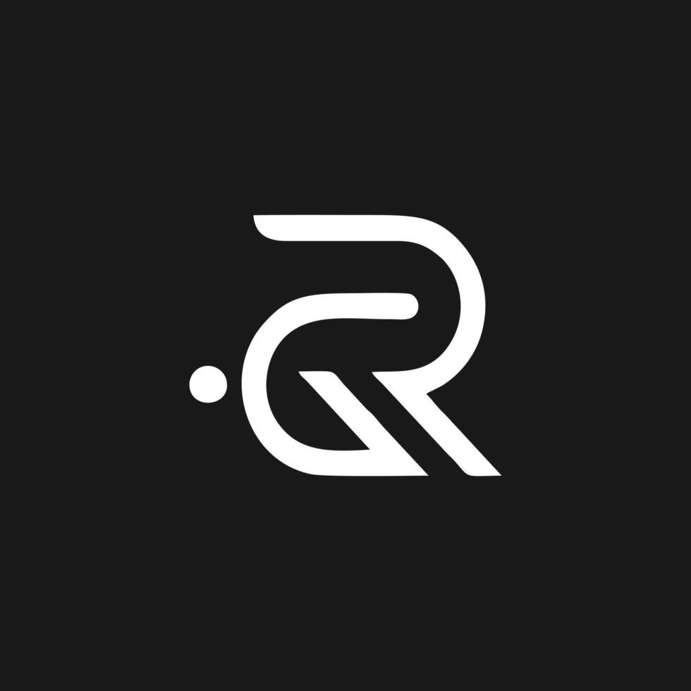 A black and white logo with the letters s and p vector