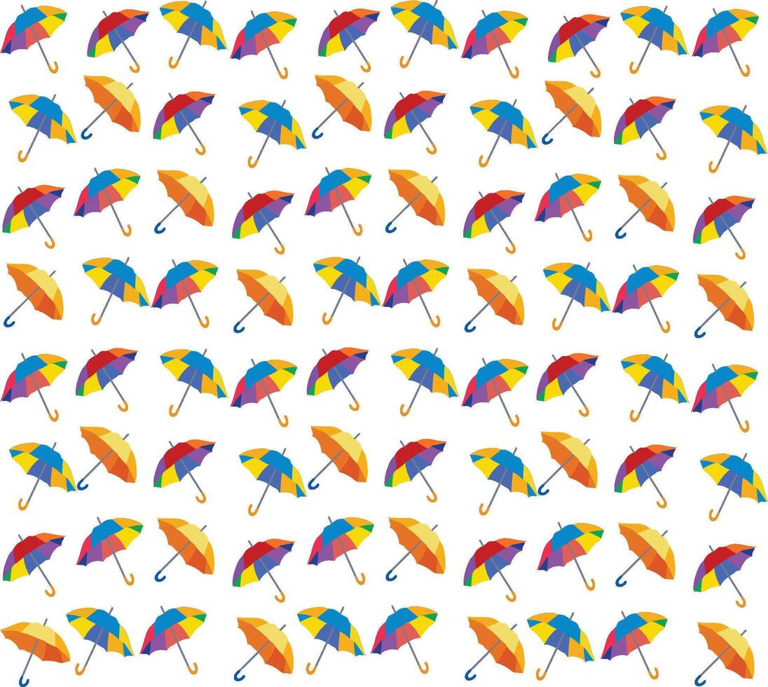 Umbrella pattern Umbrella patterns vector