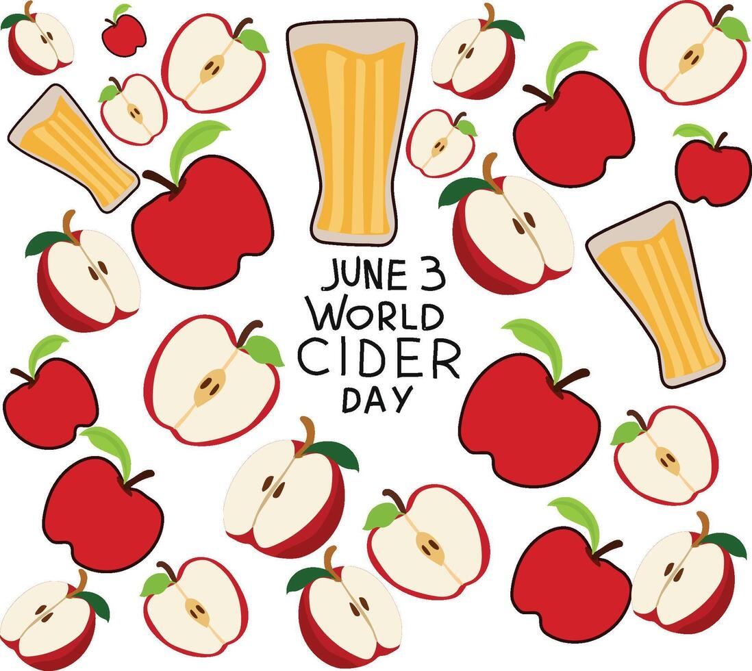 Cider World Cider DayCider Day vector