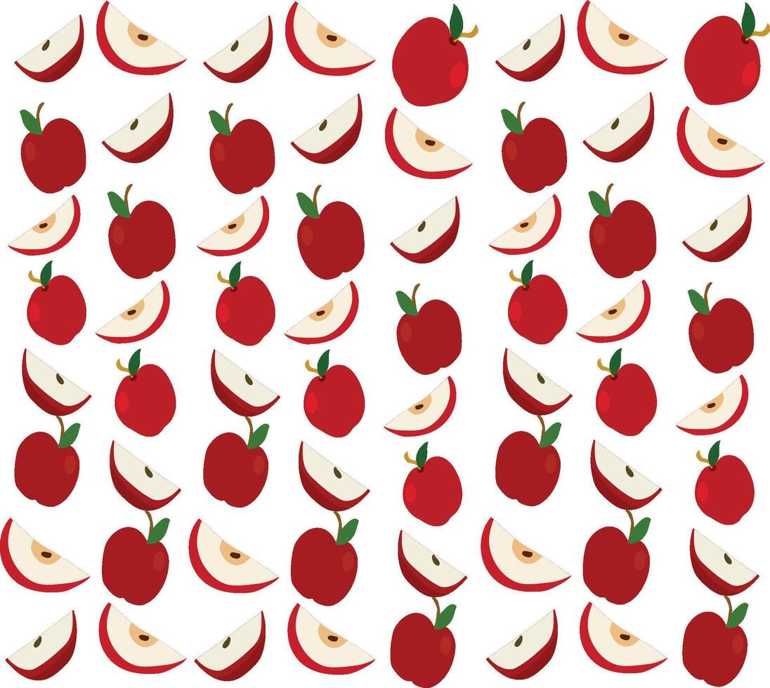 apple Apple Pattern Fruit vector