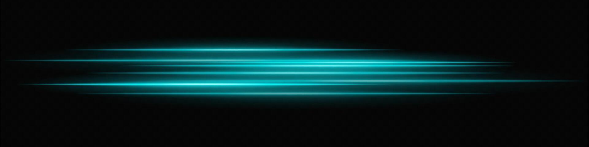 Light rays on black background vector