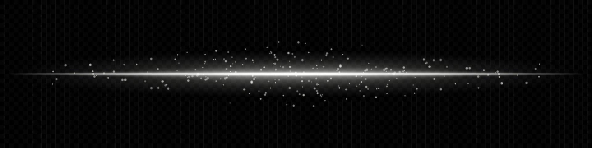 A black background with a white light vector