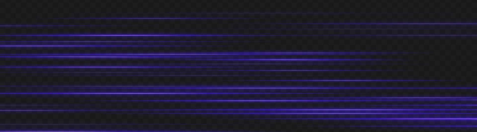Abstract purple lines on black background vector