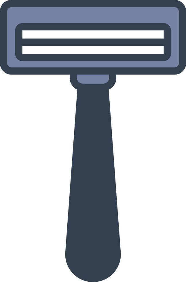 Razor icon flat for grooming apps vector