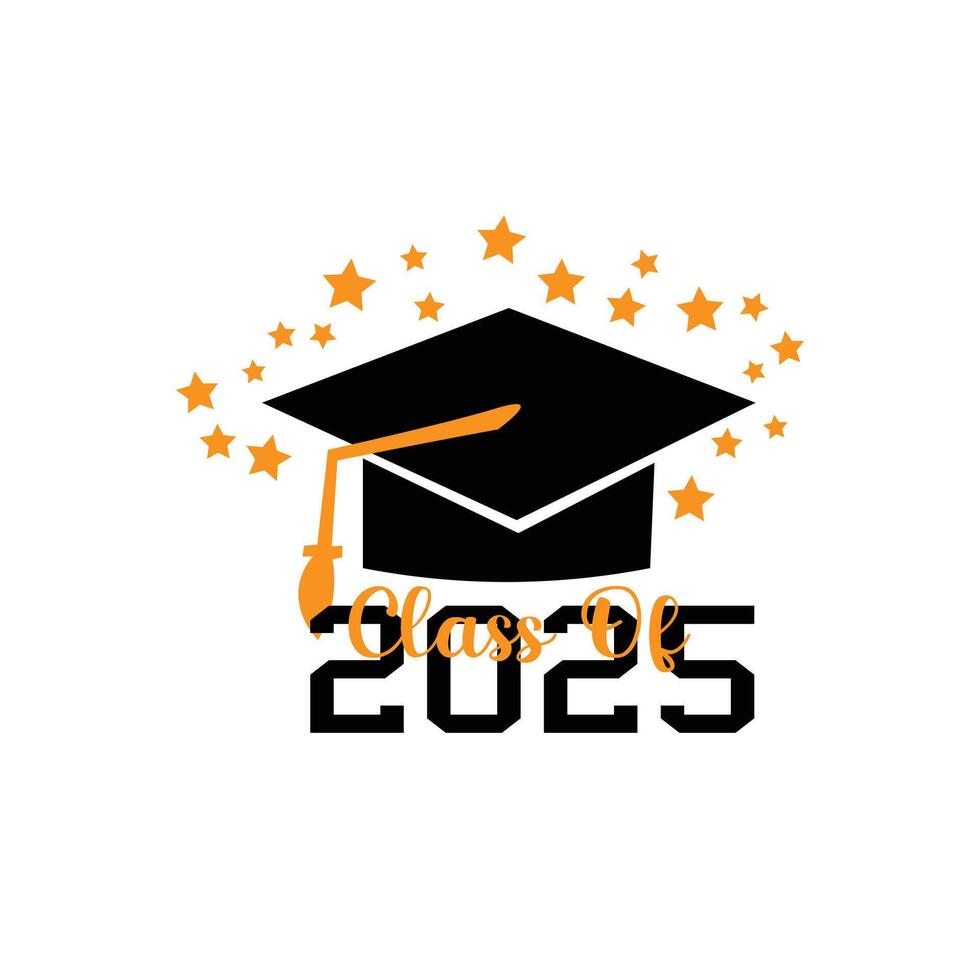 Graduation celebration logo vector