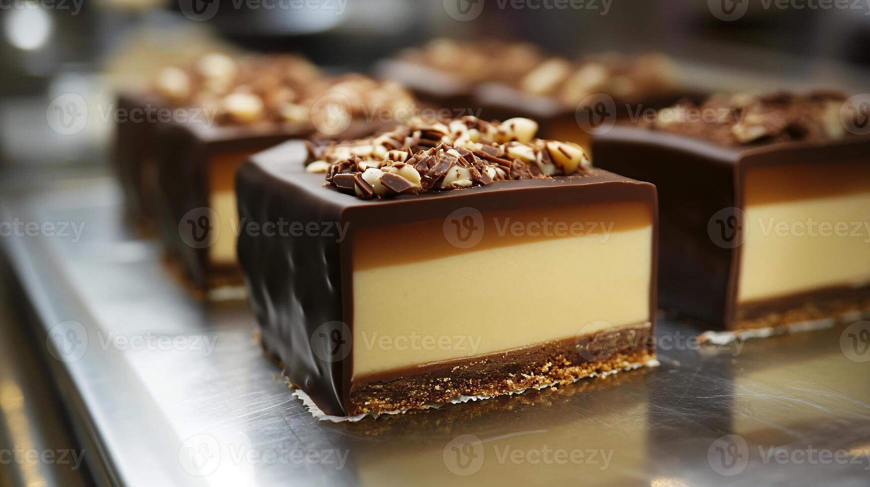 Delicious Coussin de Lyon - A Marzipan and Chocolate Culinary Delight photo