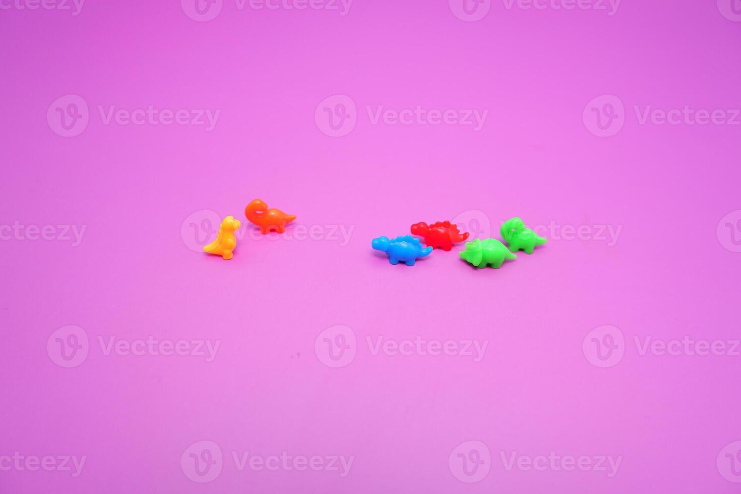 Mini Dino Figurines for Childrens Play or Decoration photo