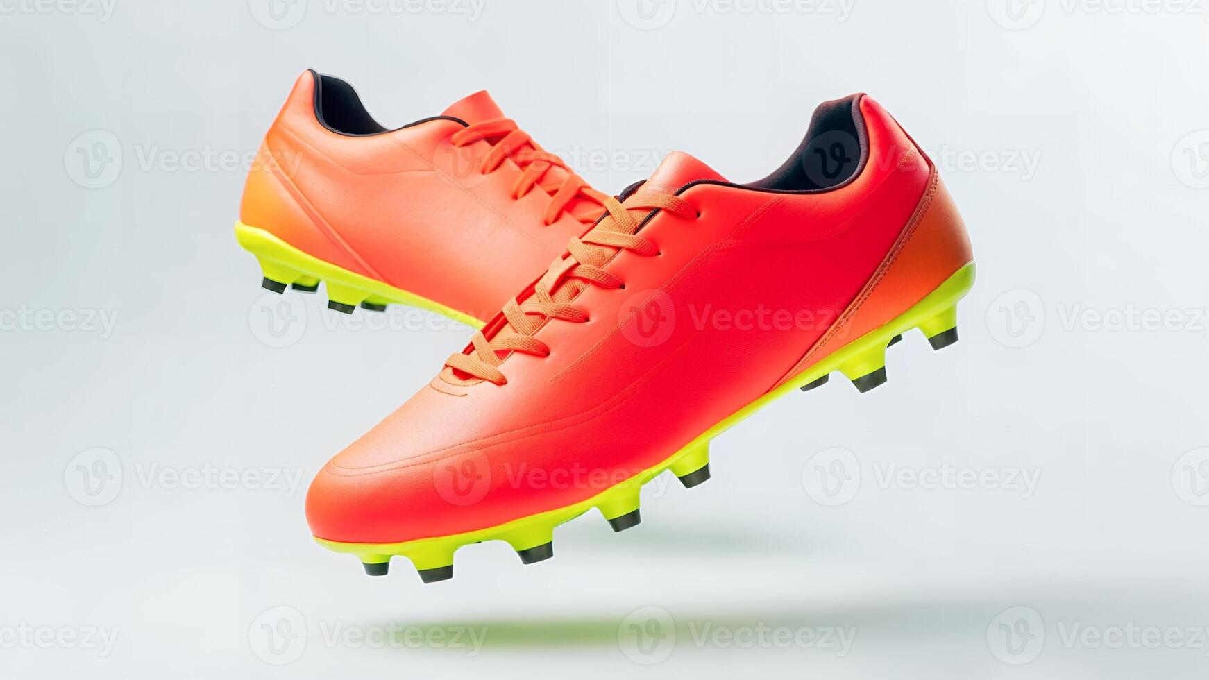 Soccer Cleat Red Orange photo