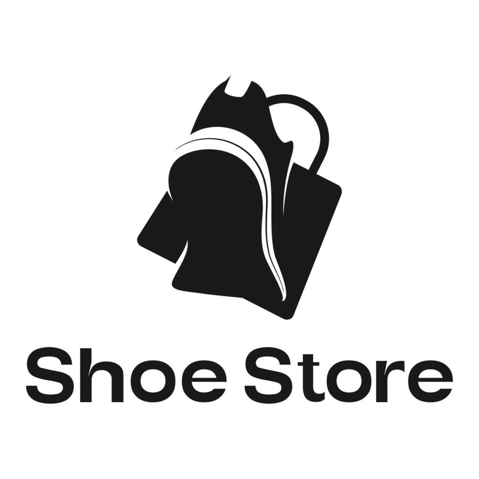 shoe store isolated on white background vector
