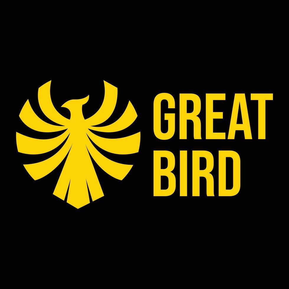great bird isolated on white background vector