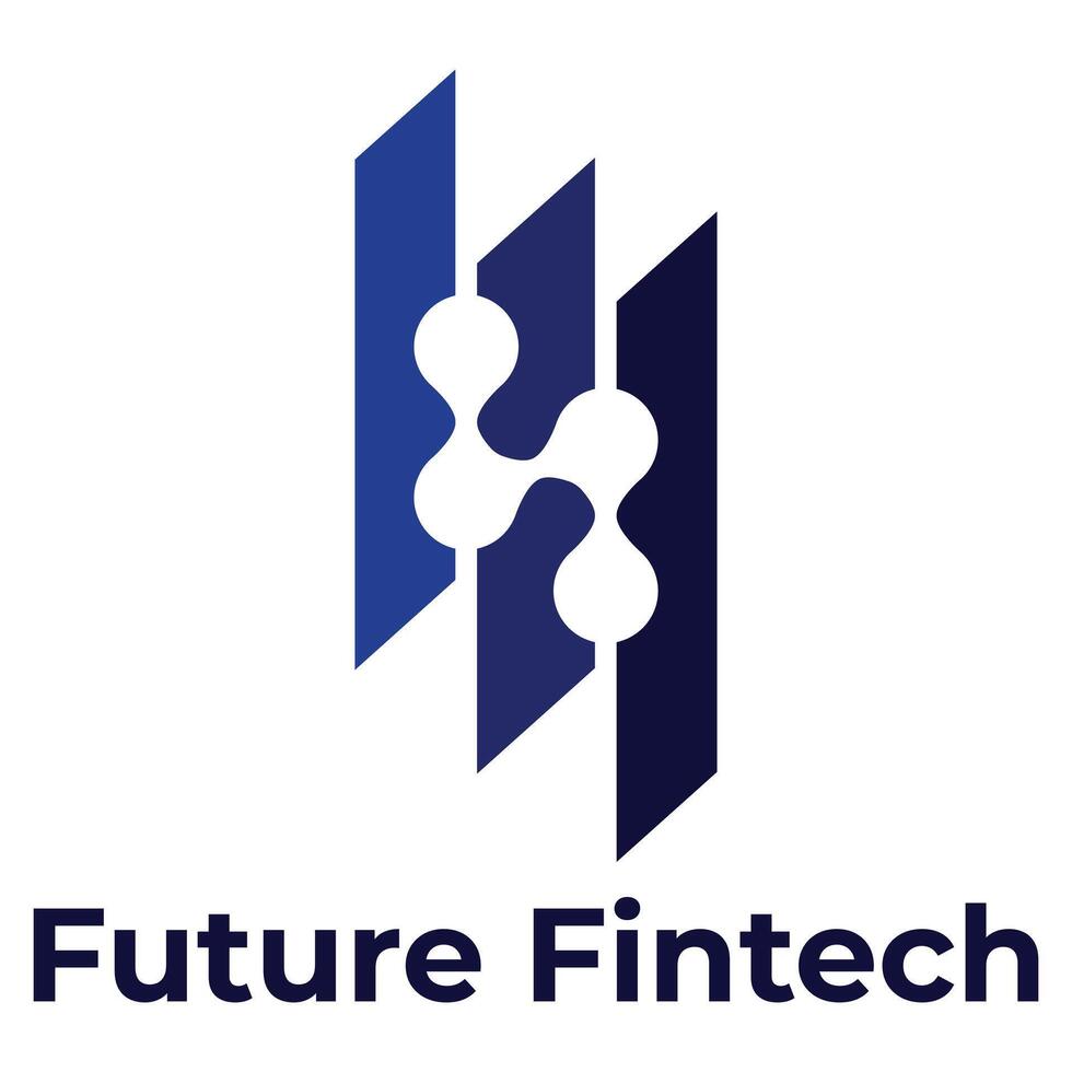 future finance technology isolated on white background vector