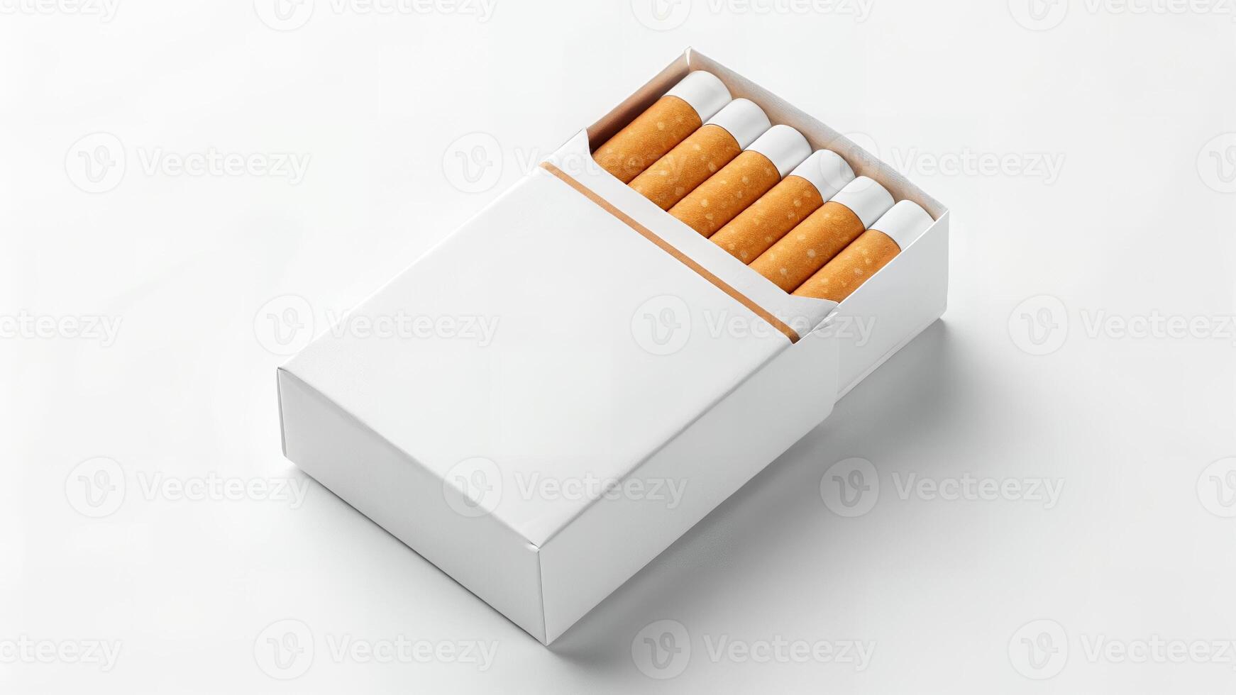 Cigarette Pack on White Background photo