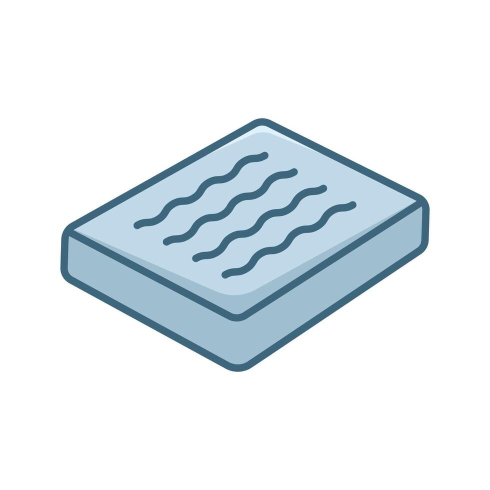 Minimal Mattress Icons for App UI vector